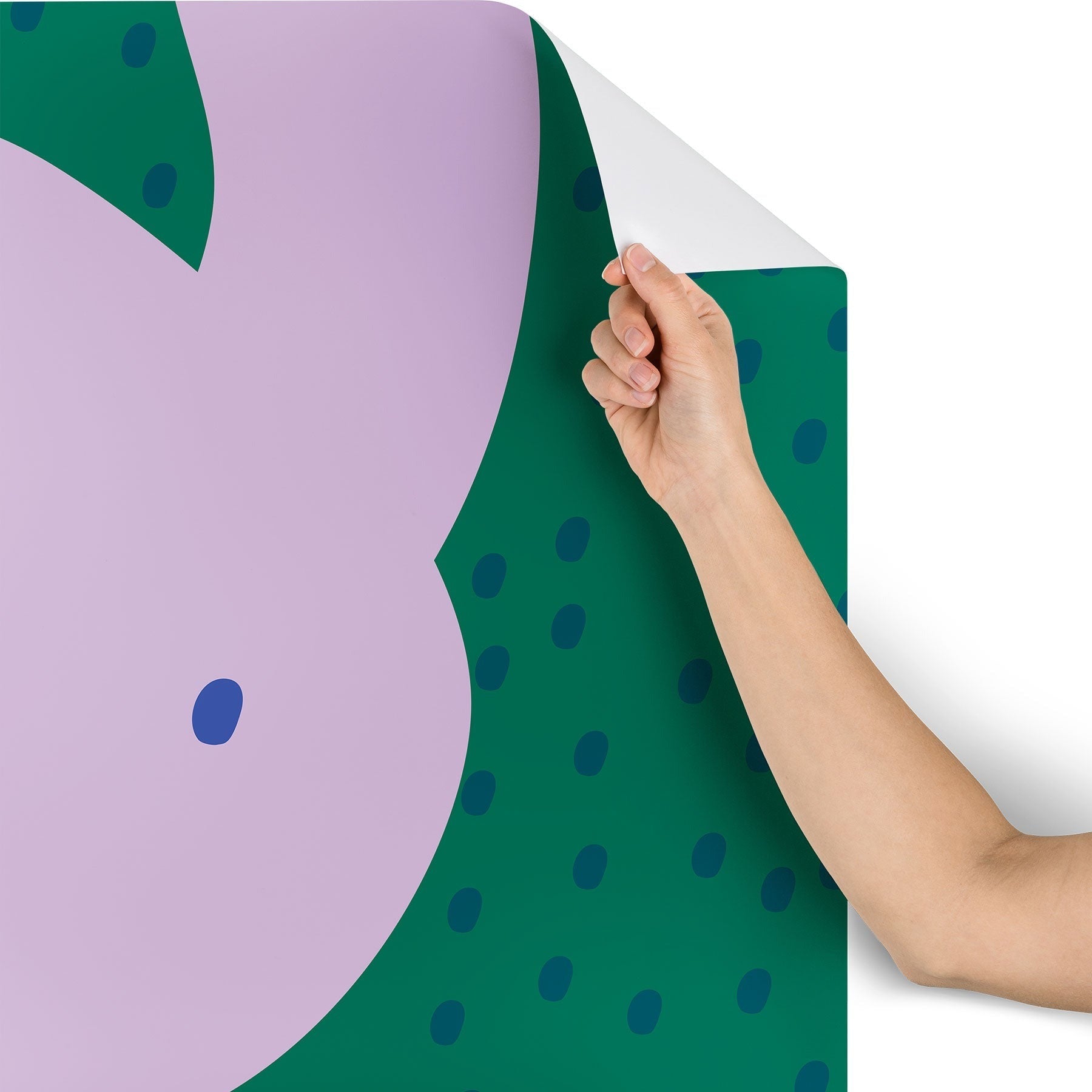 Camilla Foss Pebbles and Rabbit Wallpaper