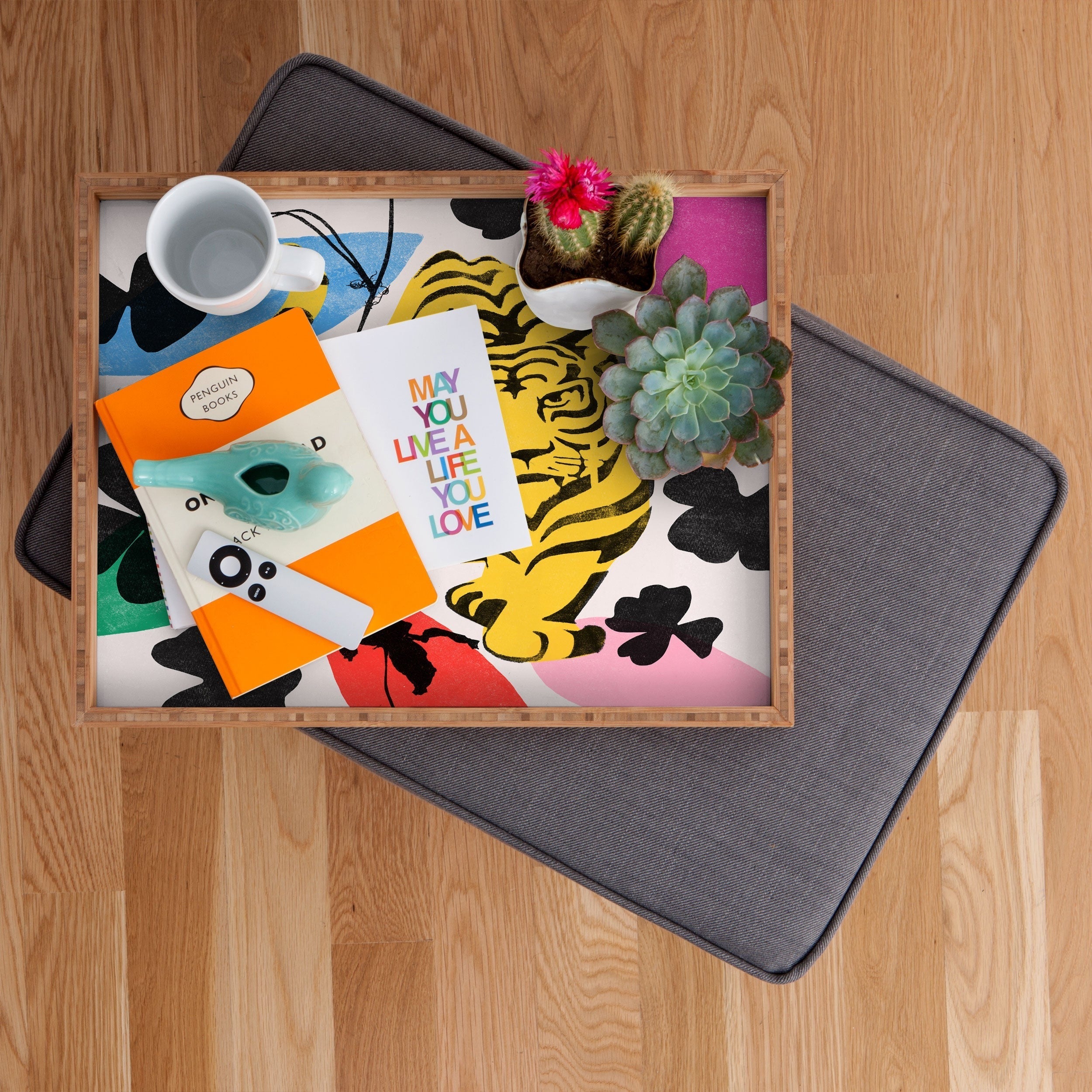 Garima Dhawan wild 3 Rectangular Tray