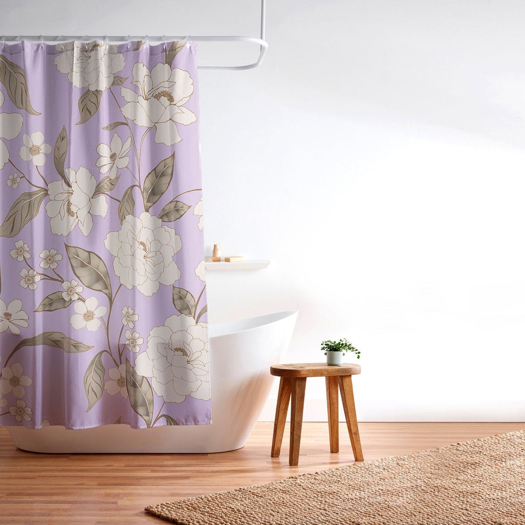 Gabriela Fuente Roberta lilac Shower Curtain