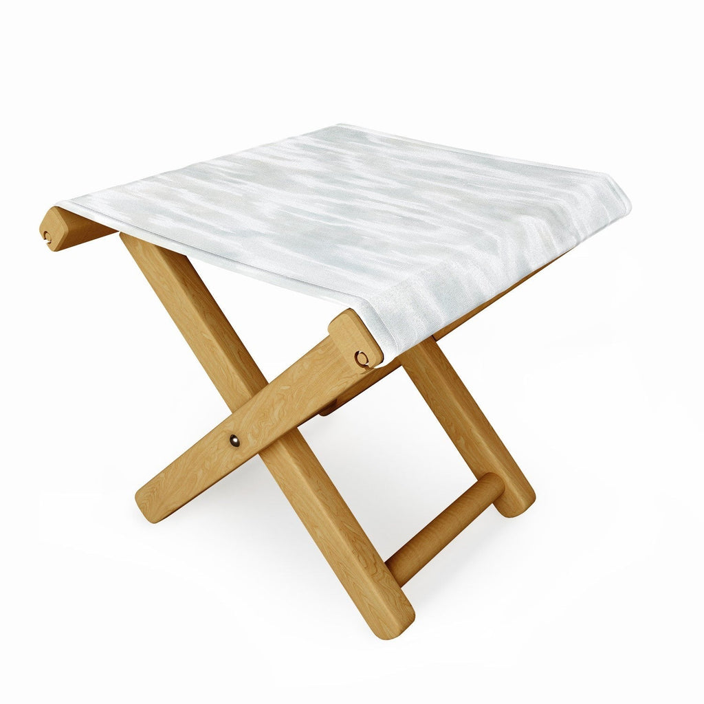 Jacqueline Maldonado Watercolor Wood Grain Folding Stool