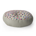 Georgiana Paraschiv Celebration Triangles Floor Pillow Round
