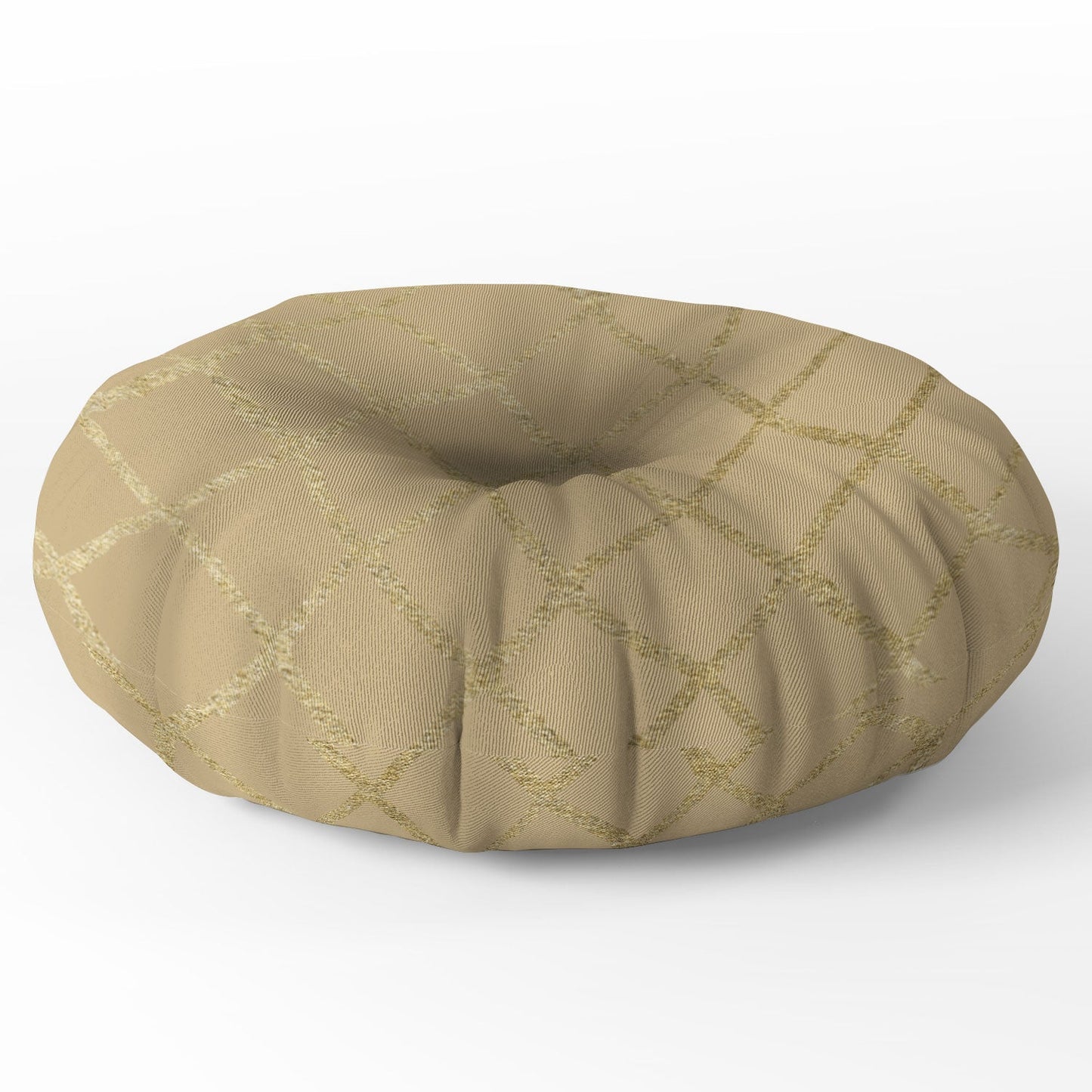 Georgiana Paraschiv Gold V01 Floor Pillow Round