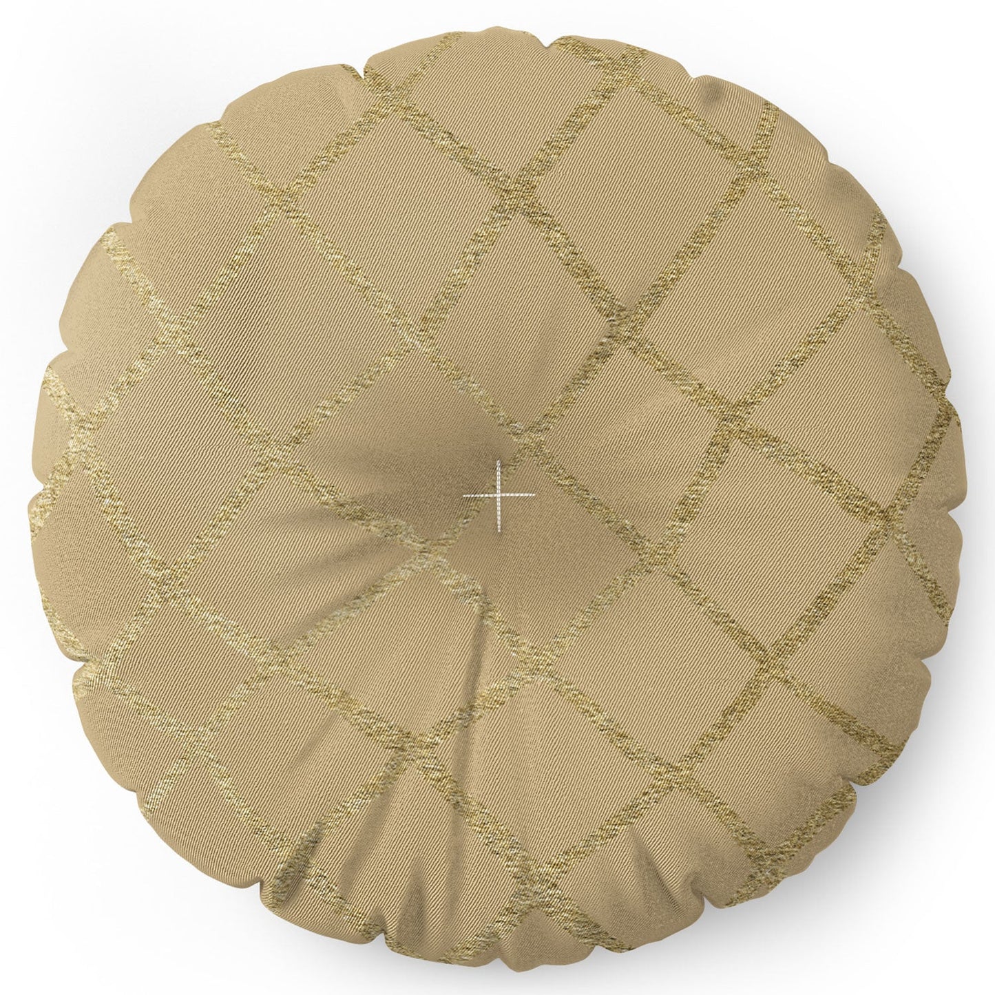 Georgiana Paraschiv Gold V01 Floor Pillow Round