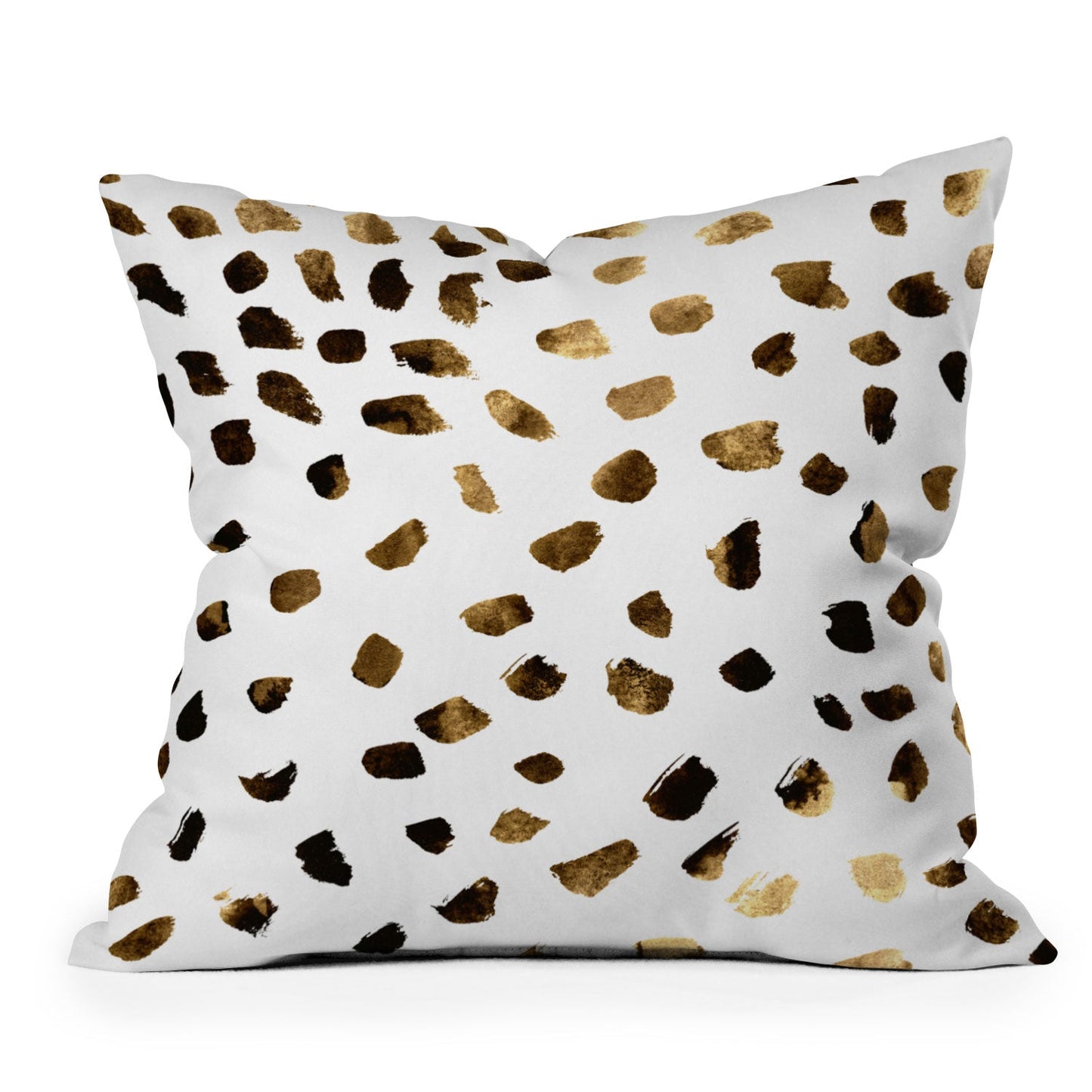 Georgiana Paraschiv Gold V03 Throw Pillow