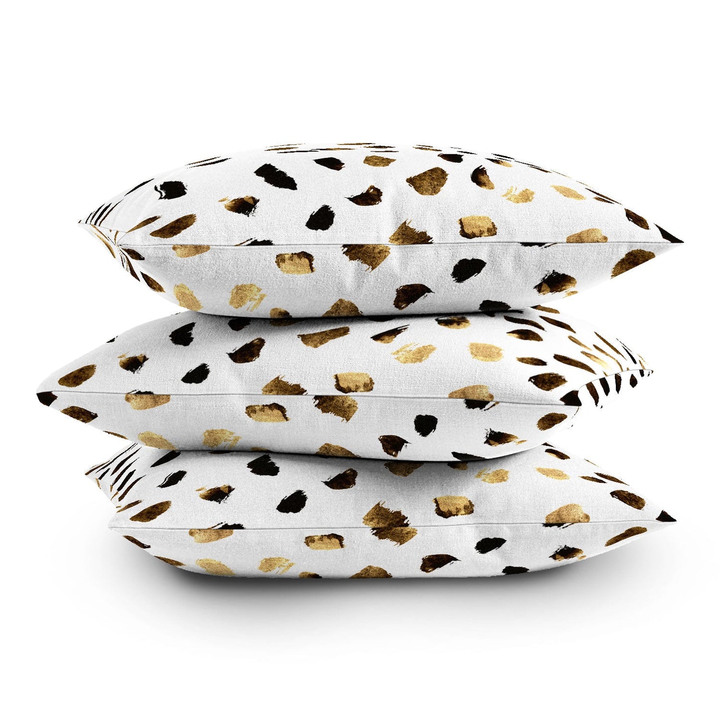 Georgiana Paraschiv Gold V03 Throw Pillow