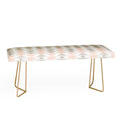 Georgiana Paraschiv Metallic Triangles Bench