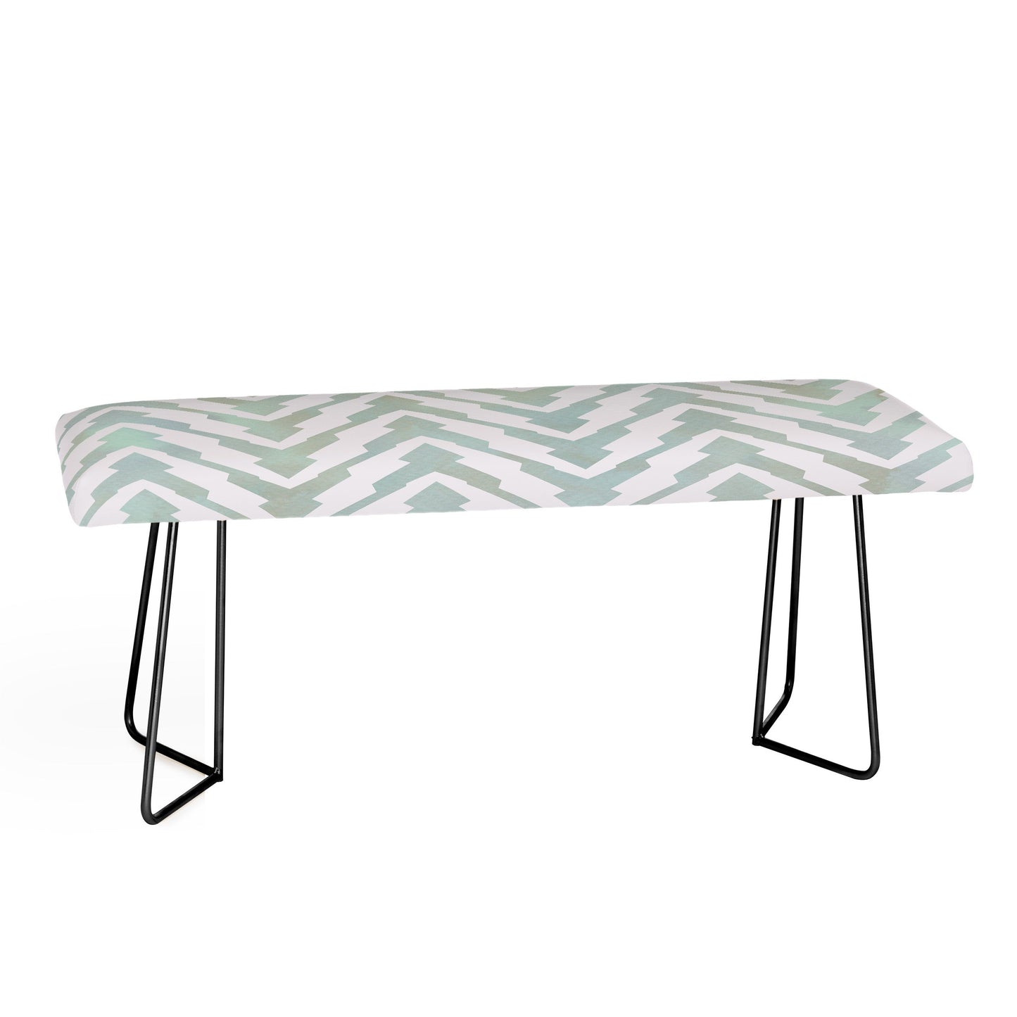 Georgiana Paraschiv Pastel Zigzag Bench