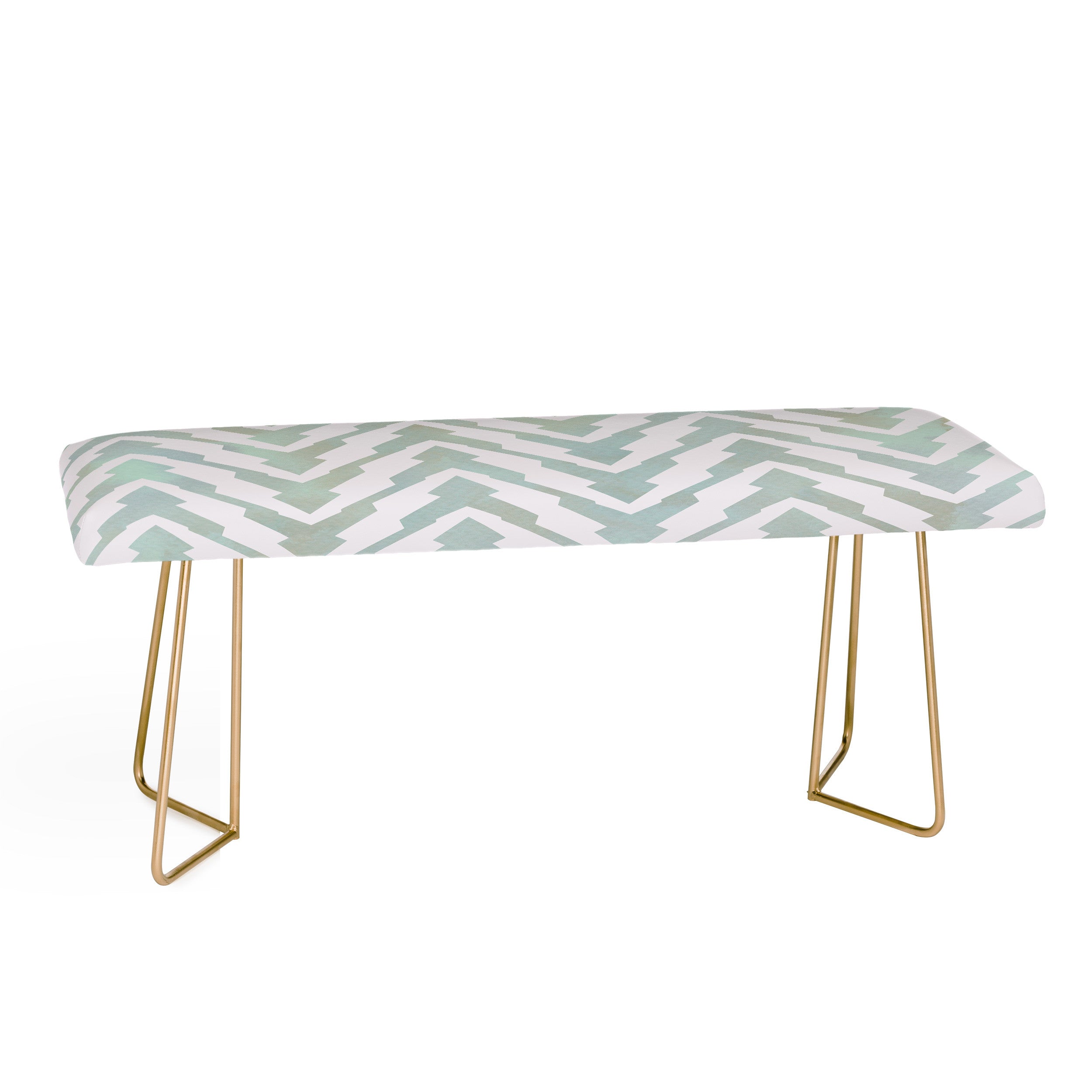 Georgiana Paraschiv Pastel Zigzag Bench