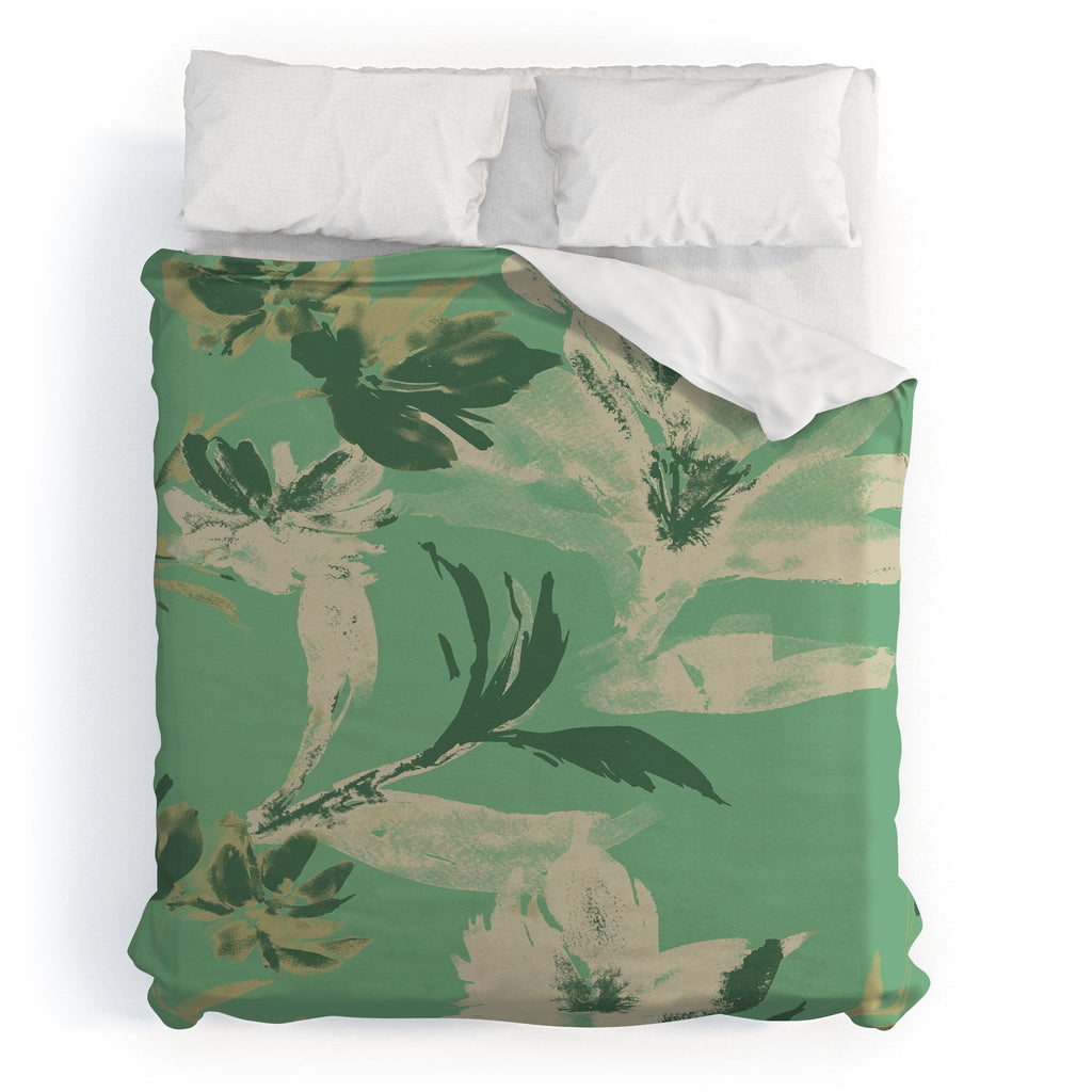 Gabriela Fuente Emma Green Duvet Cover