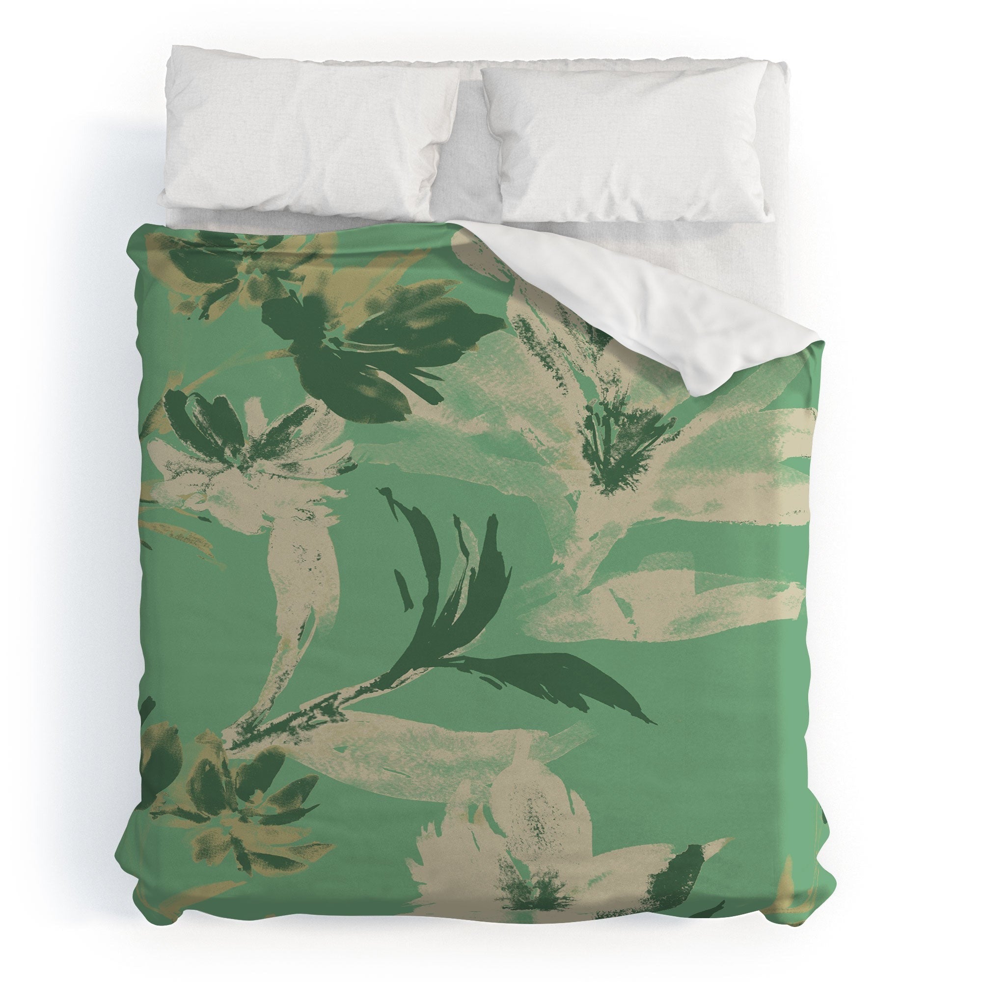 Gabriela Fuente Emma Green Duvet Cover