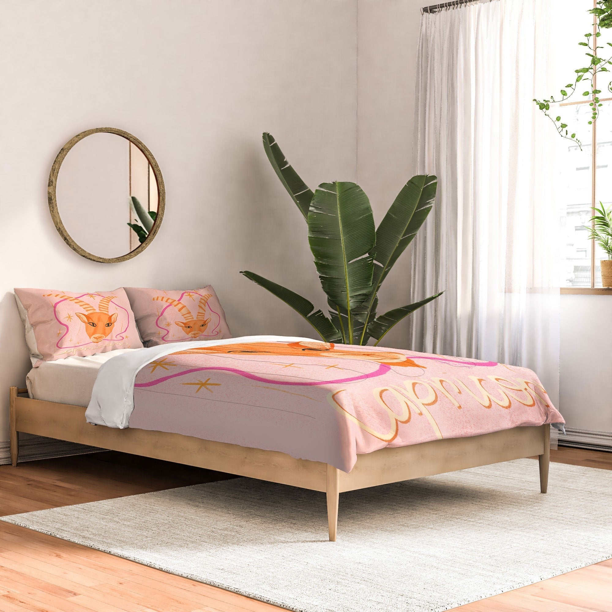 Little Om Zodiac Sign Capricorn Comforter