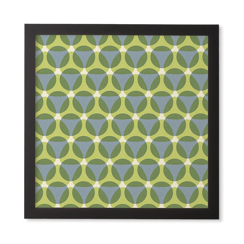 Marta Barragan Camarasa Stylish Retro Circle Framed Wall Art