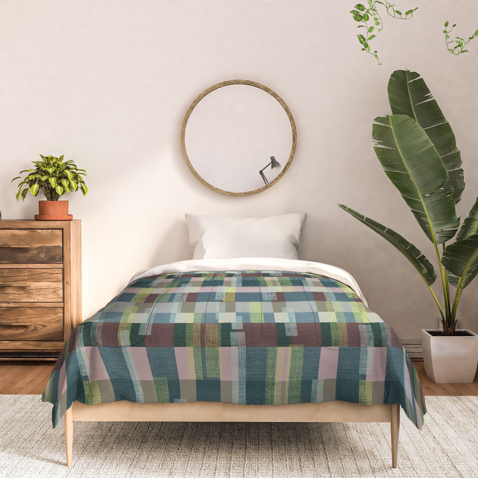 Marta Barragan Camarasa Dynamic Linear Blocks Comforter