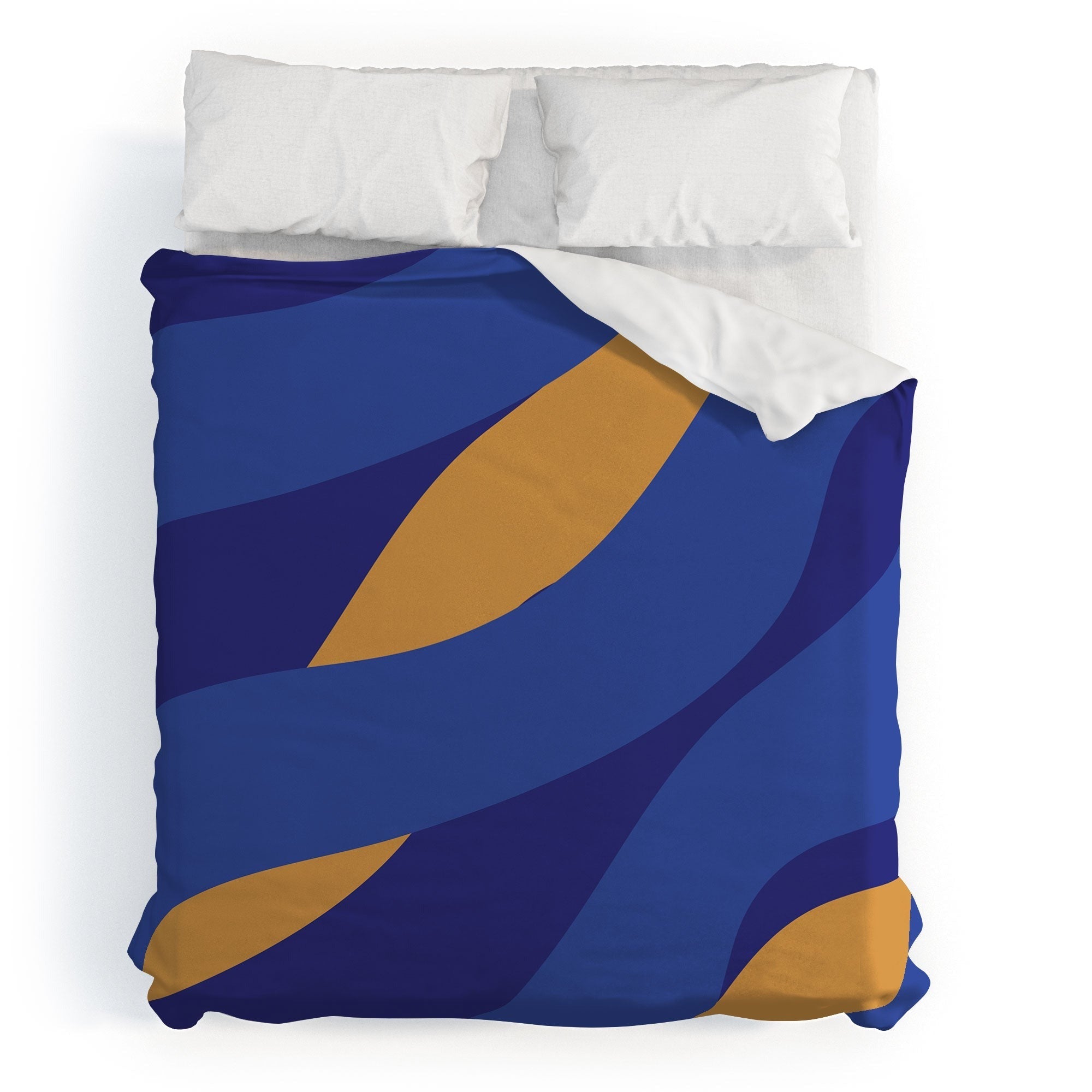 Camilla Foss Pebbles in Stream Duvet Cover