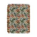 Marta Barragan Camarasa Retro Jungle Garden Throw Blanket