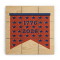 DENY Designs Star Banner Wood Wall Mural