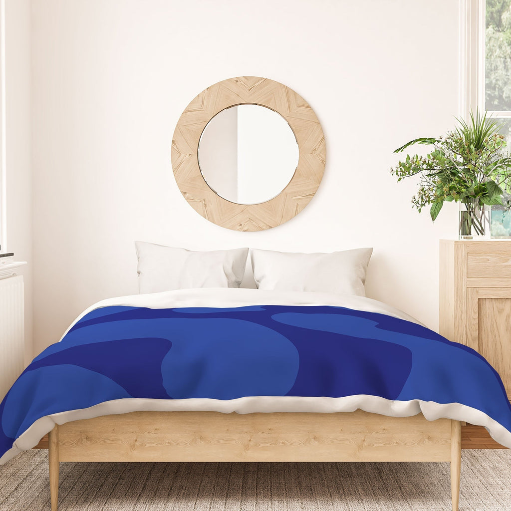 Camilla Foss Blue Pebble Duvet Cover