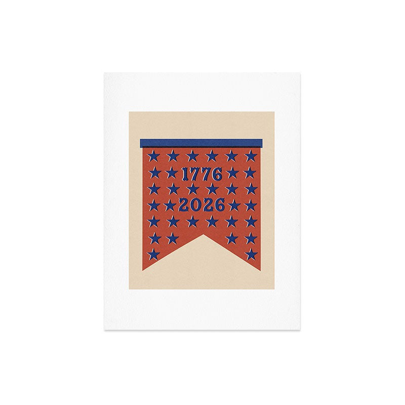 DENY Designs Star Banner Art Print