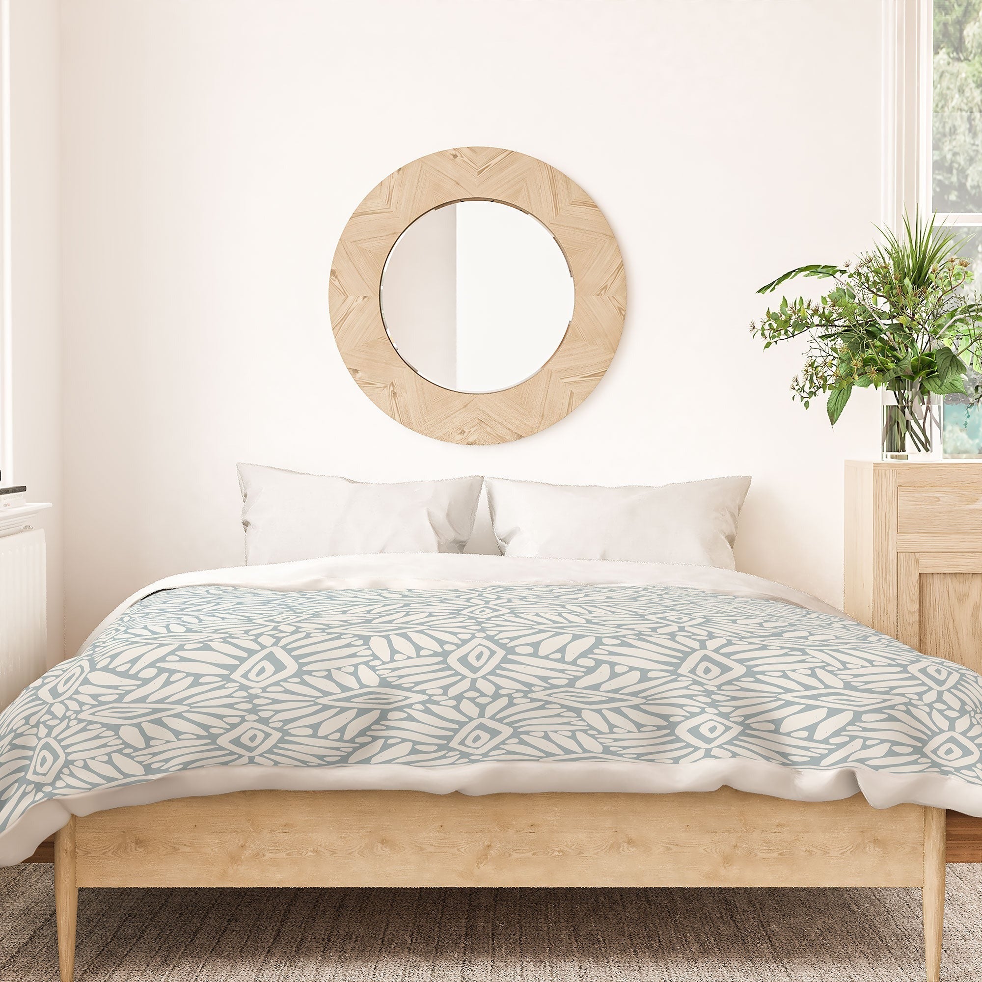 CoastL Studio Palm Ogee Duvet Cover