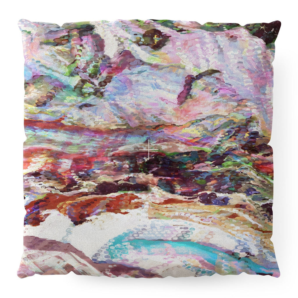83 Oranges Sequin Haze Floor Pillow Square