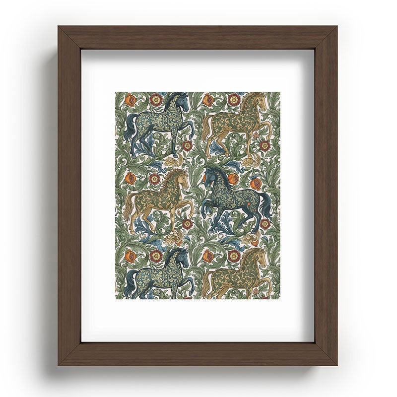 Marta Barragan Camarasa Renaissance Horse Garden Recessed Framing Rectangle