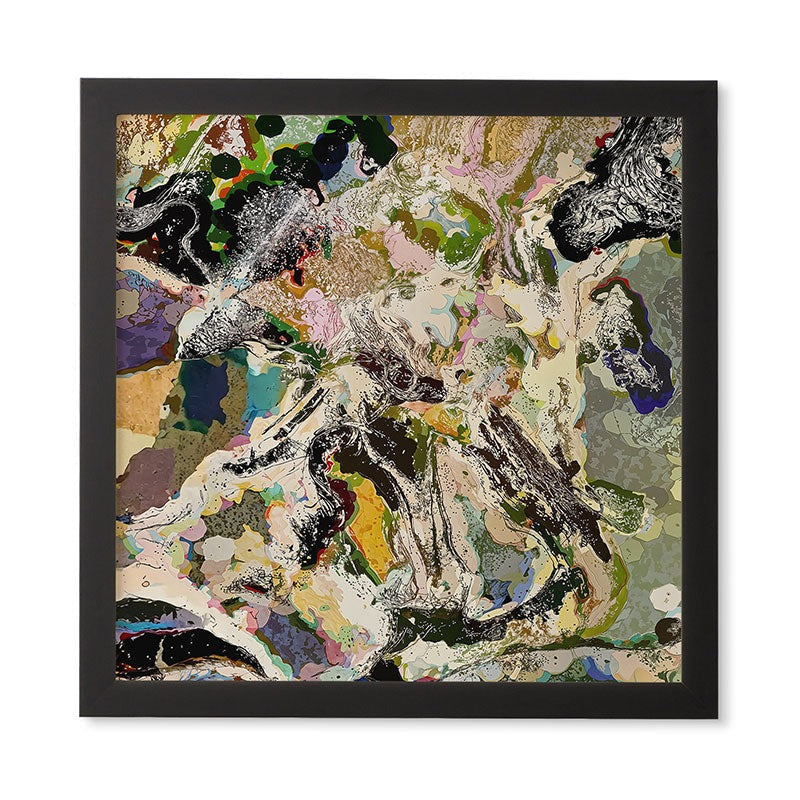 83 Oranges Echoes Beneath the Surface Framed Wall Art