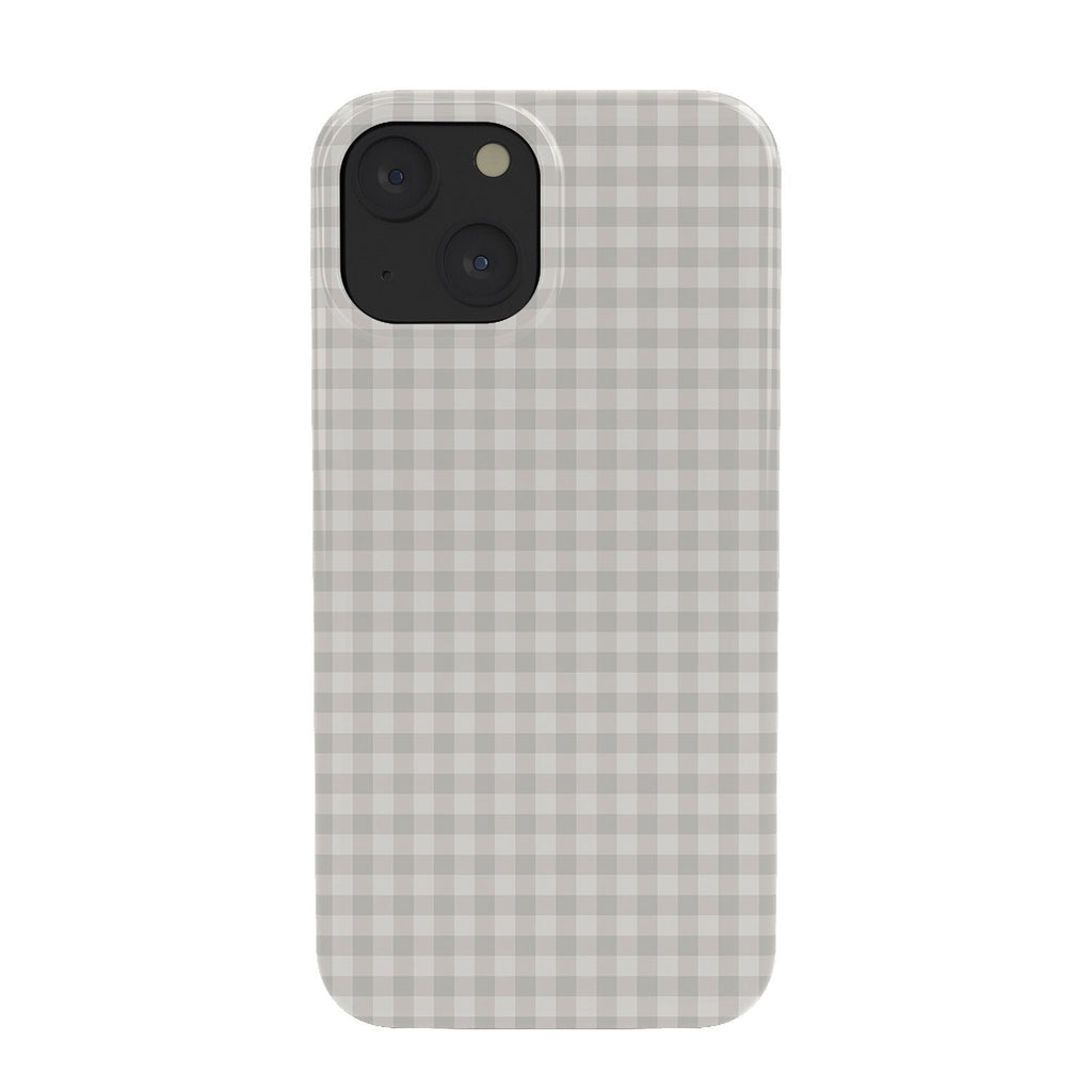 Colour Poems Gingham Plaid Pattern Cloud White Phone Case