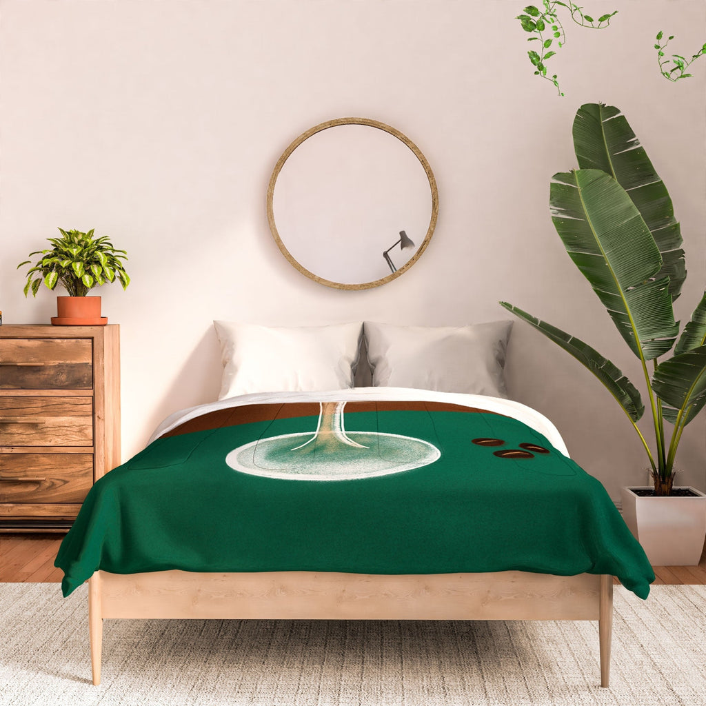 Design by Spark Expresso Martini Coffee Beans Comforter