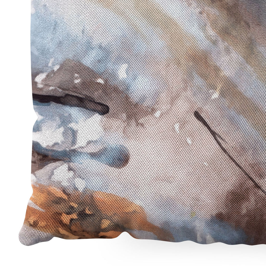 Ginette Fine Art Feathers In The Wind Floor Pillow Square