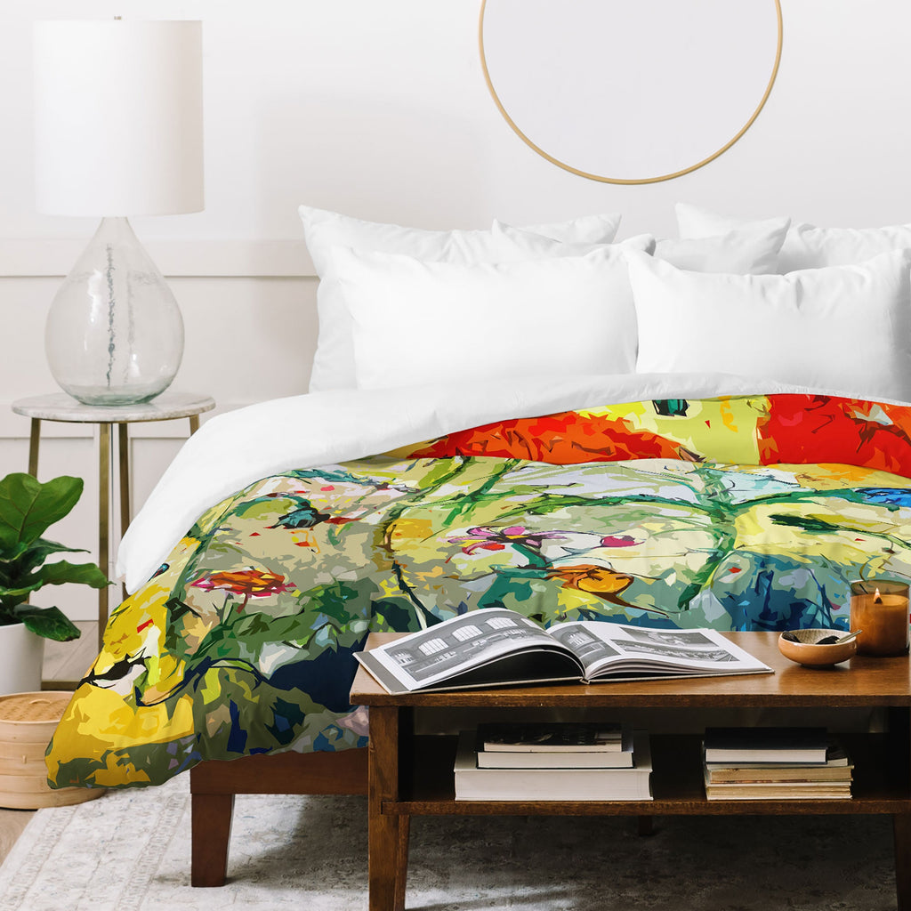 Ginette Fine Art Poppies Provence Duvet Cover