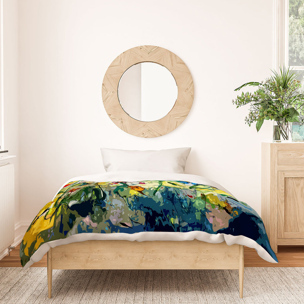 Ginette Fine Art Poppies Provence Duvet Cover