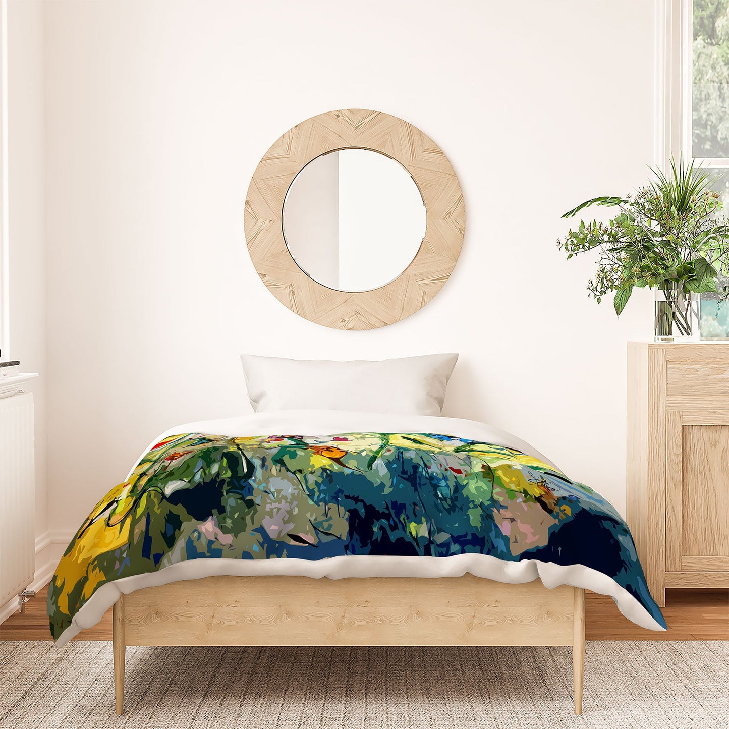Ginette Fine Art Poppies Provence Duvet Cover