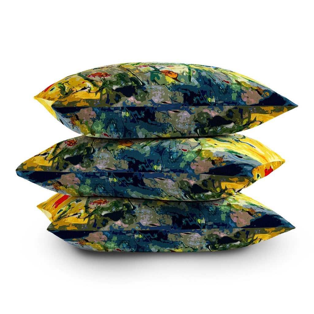 Ginette Fine Art Poppies Provence Throw Pillow