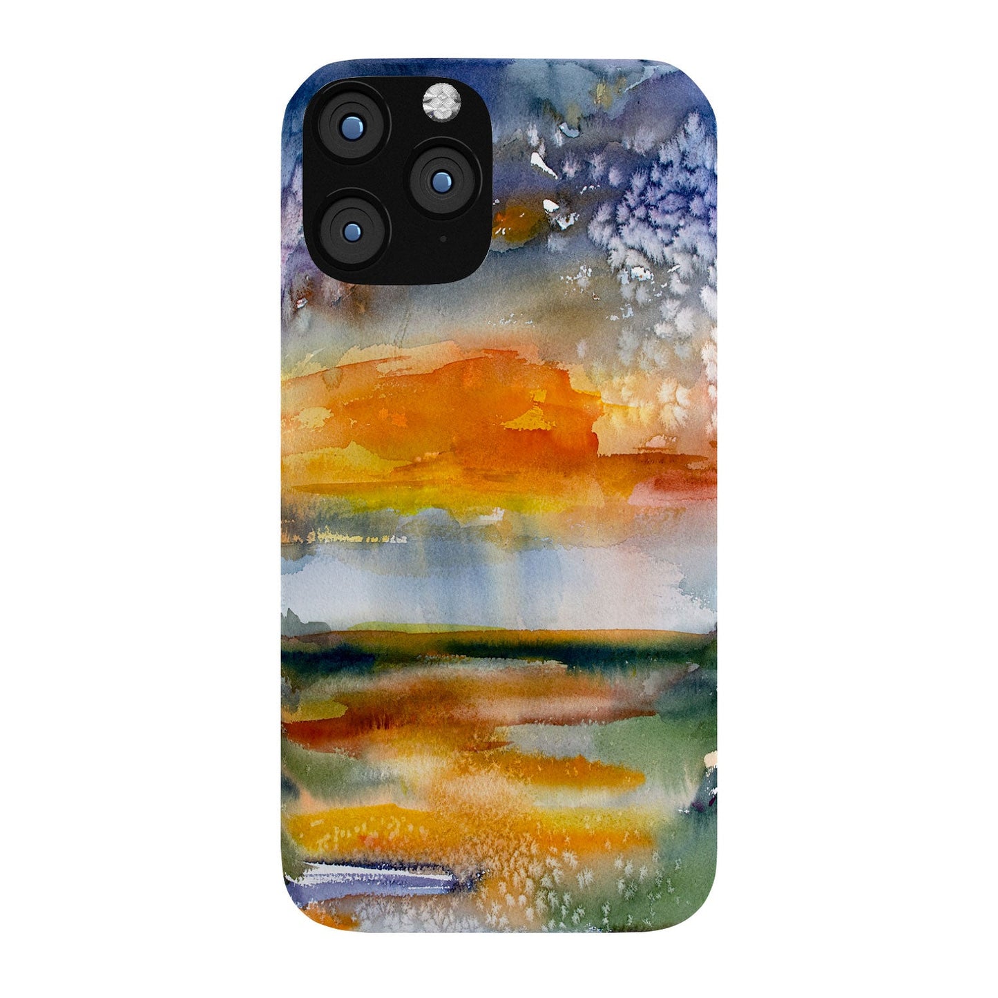 Ginette Fine Art Wetland Sunset Phone Case