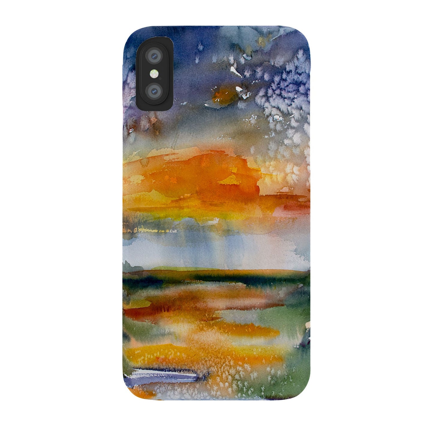 Ginette Fine Art Wetland Sunset Phone Case