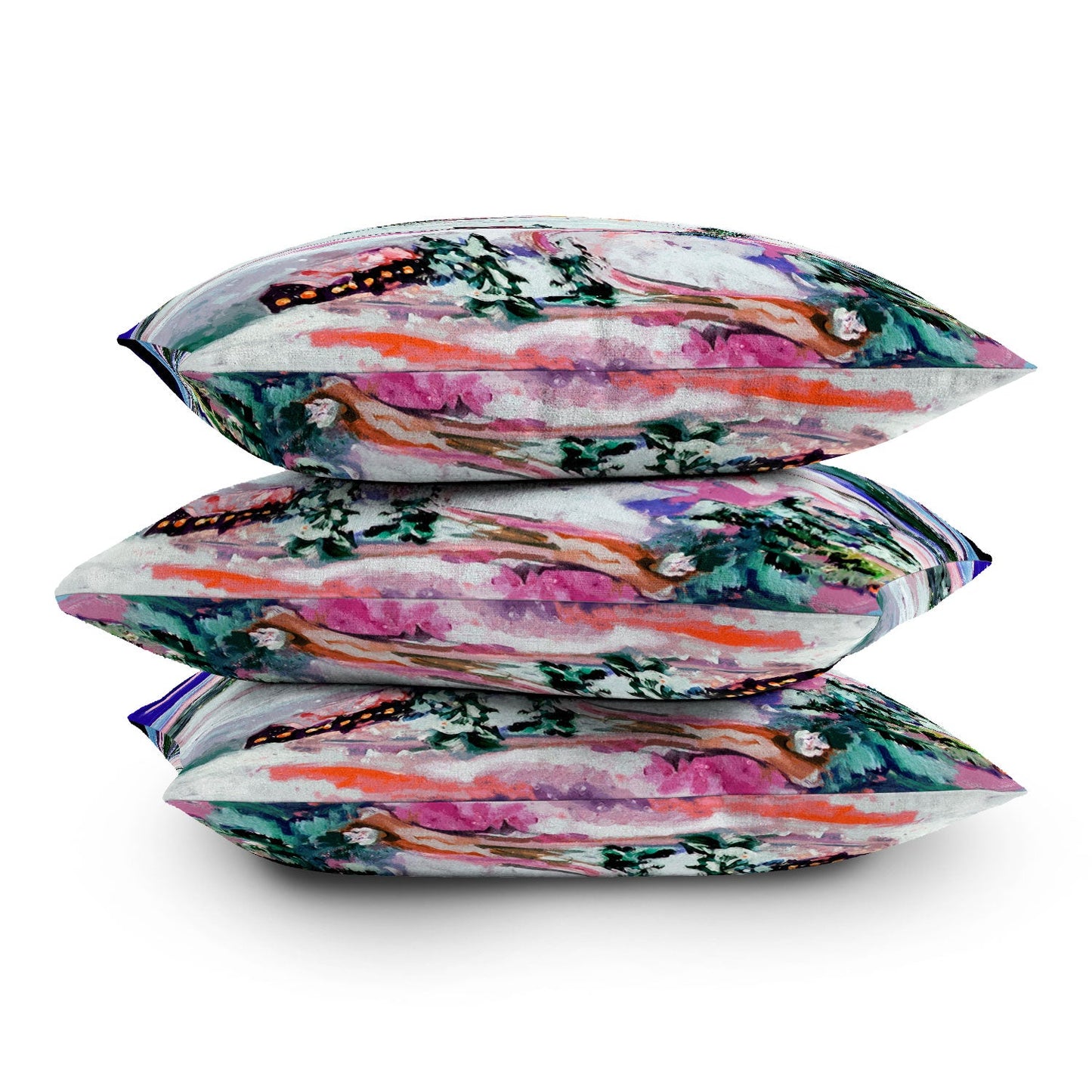 Ginette Fine Art Winter Wonderland Outdoor Throw Pillow