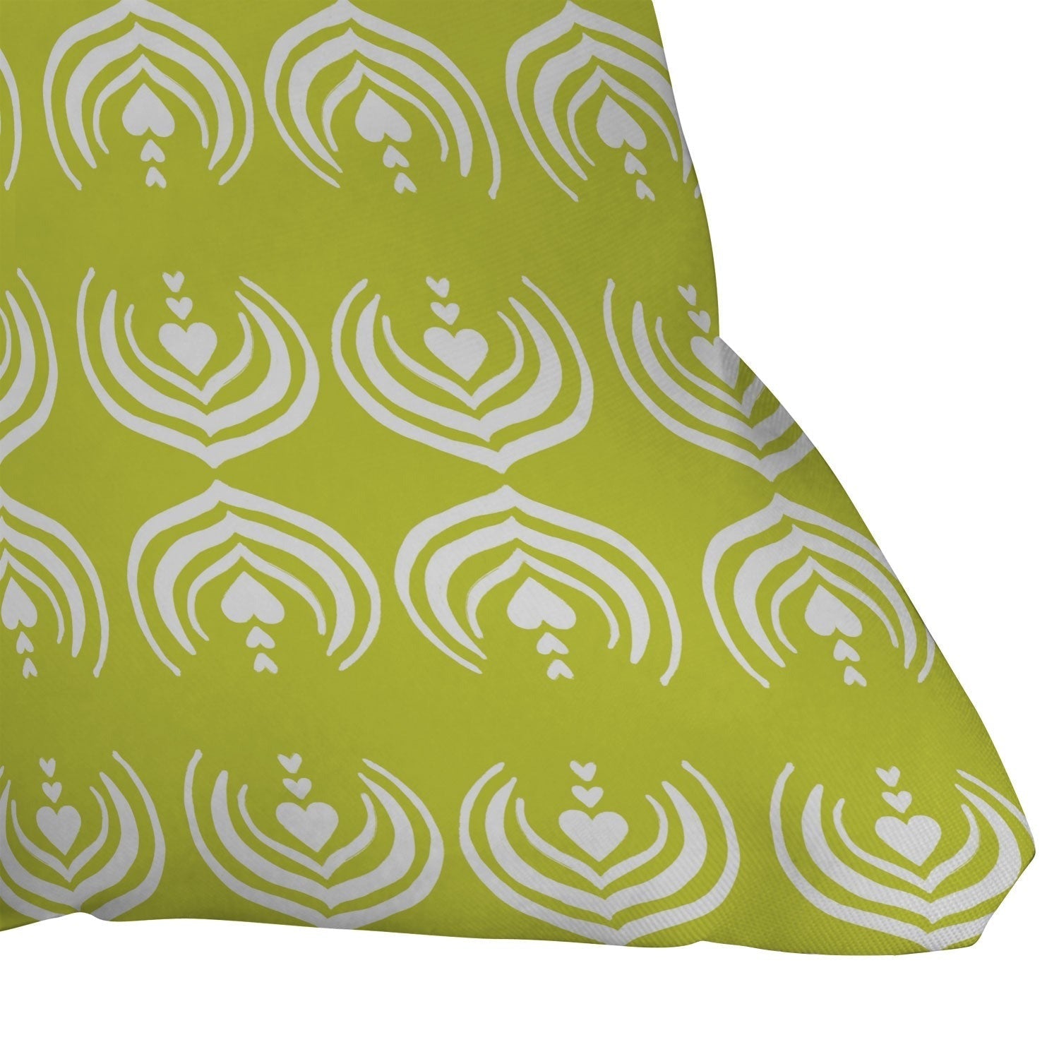 Design by Spark Matcha Latte Art Outdoor Throw Pillow