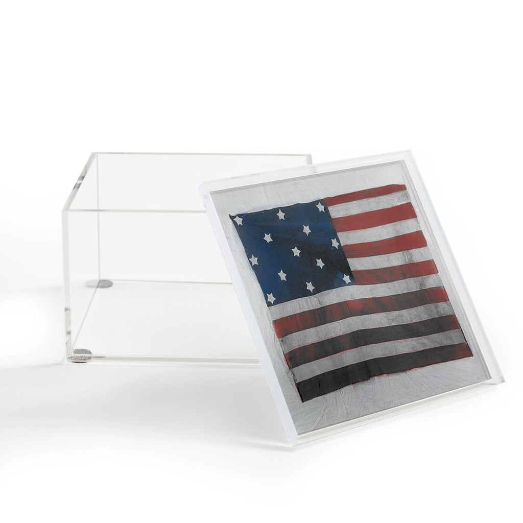 DENY Designs Flag Attributed to Elizabeth Schuyler Hamilton Acrylic Box