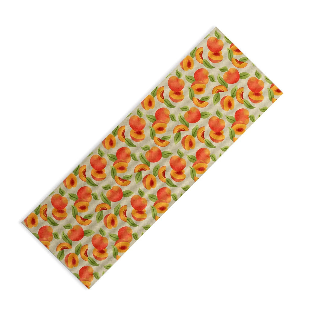 Jessica Molina Peach Pattern Yoga Mat