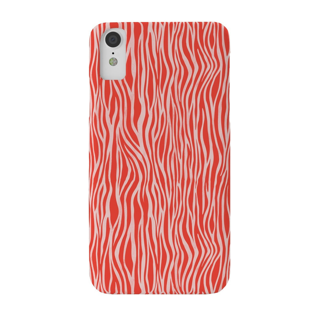 Avenie BR Red Zebra Stripe Phone Case