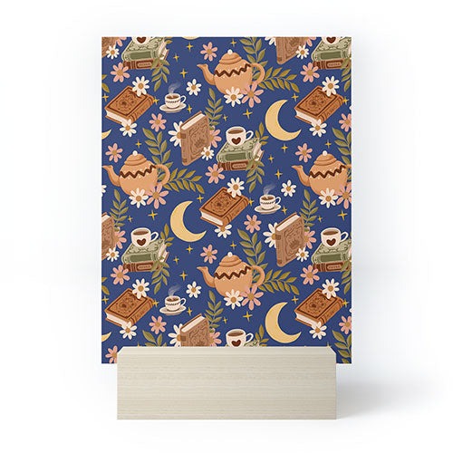 Avenie Moonlit Reading Nook II Mini Art Print