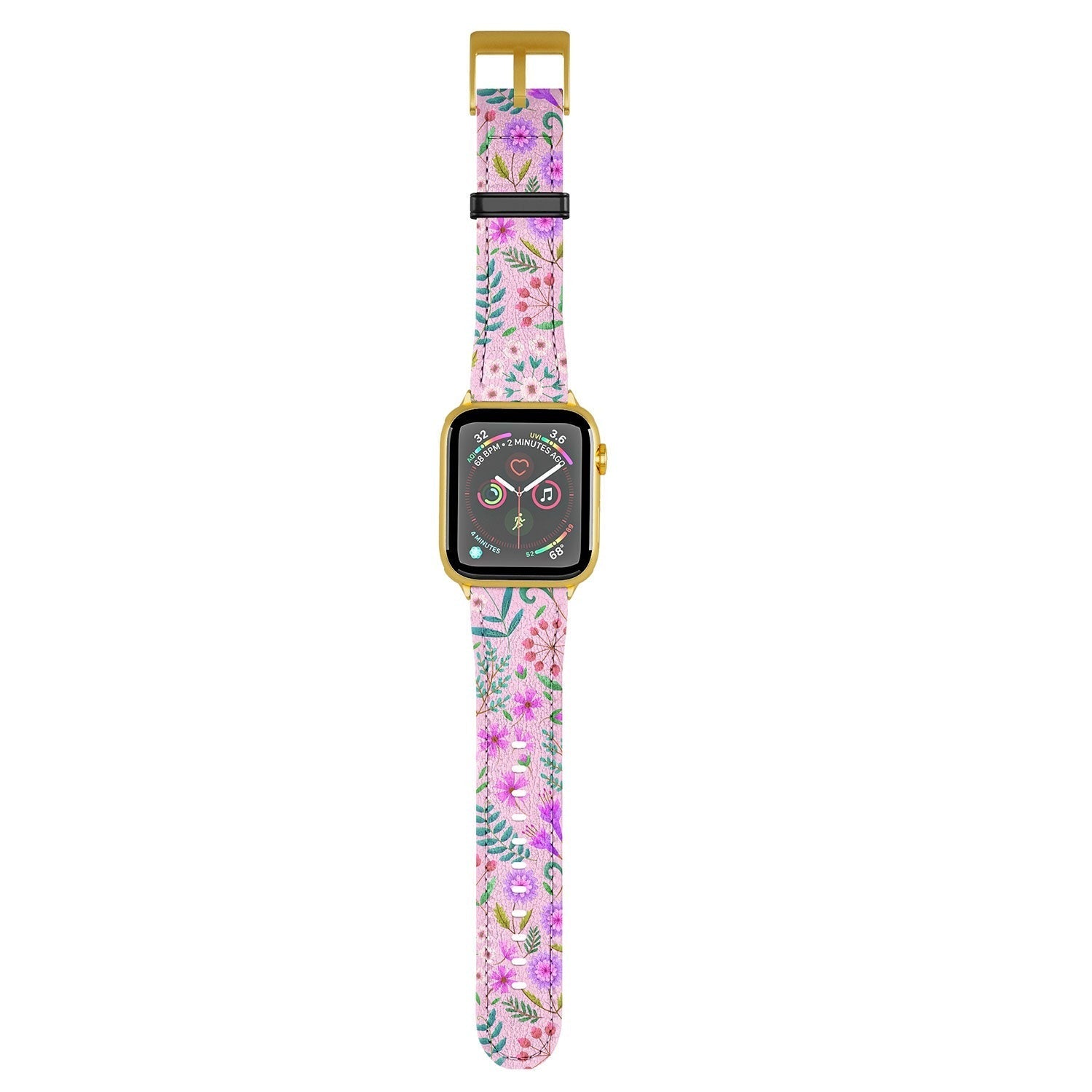 Pimlada Phuapradit Ditsy Purple Floral Half Drop Apple Watch Band