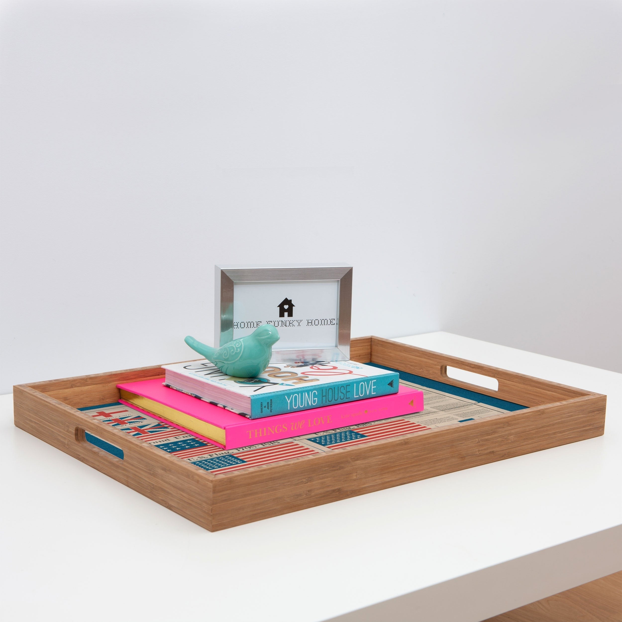DENY Designs Goff s Evolution of the American Flag Rectangular Tray