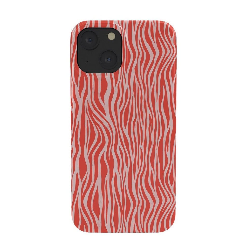 Avenie BR Red Zebra Stripe Phone Case