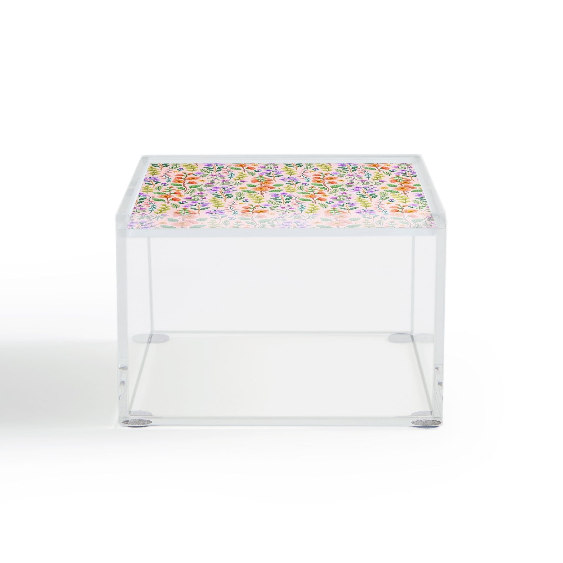 Pimlada Phuapradit Ditsy Spring Floral Acrylic Box