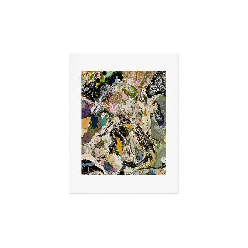 83 Oranges Echoes Beneath the Surface Art Print
