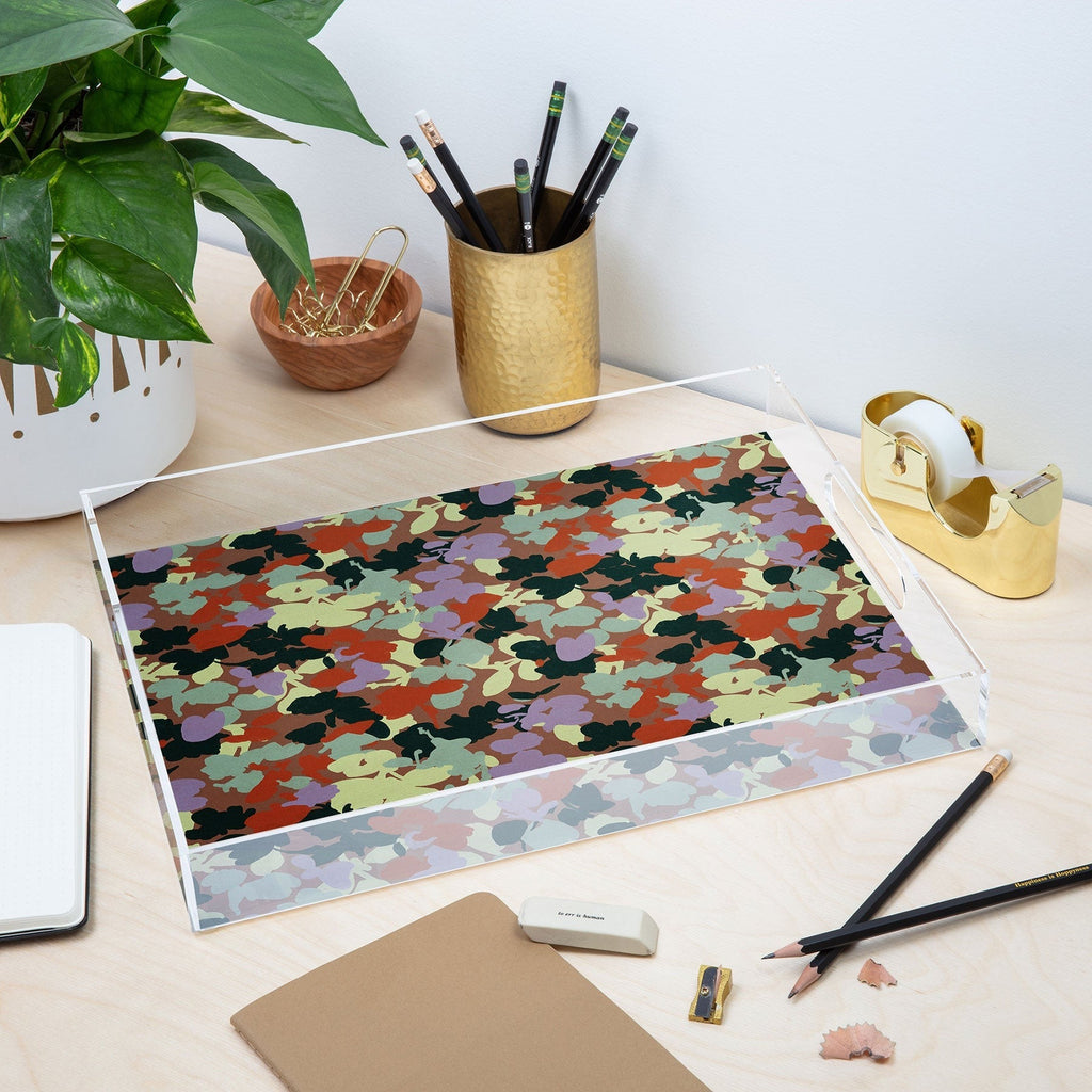 Marta Barragan Camarasa Retro Bloom Medley Acrylic Tray
