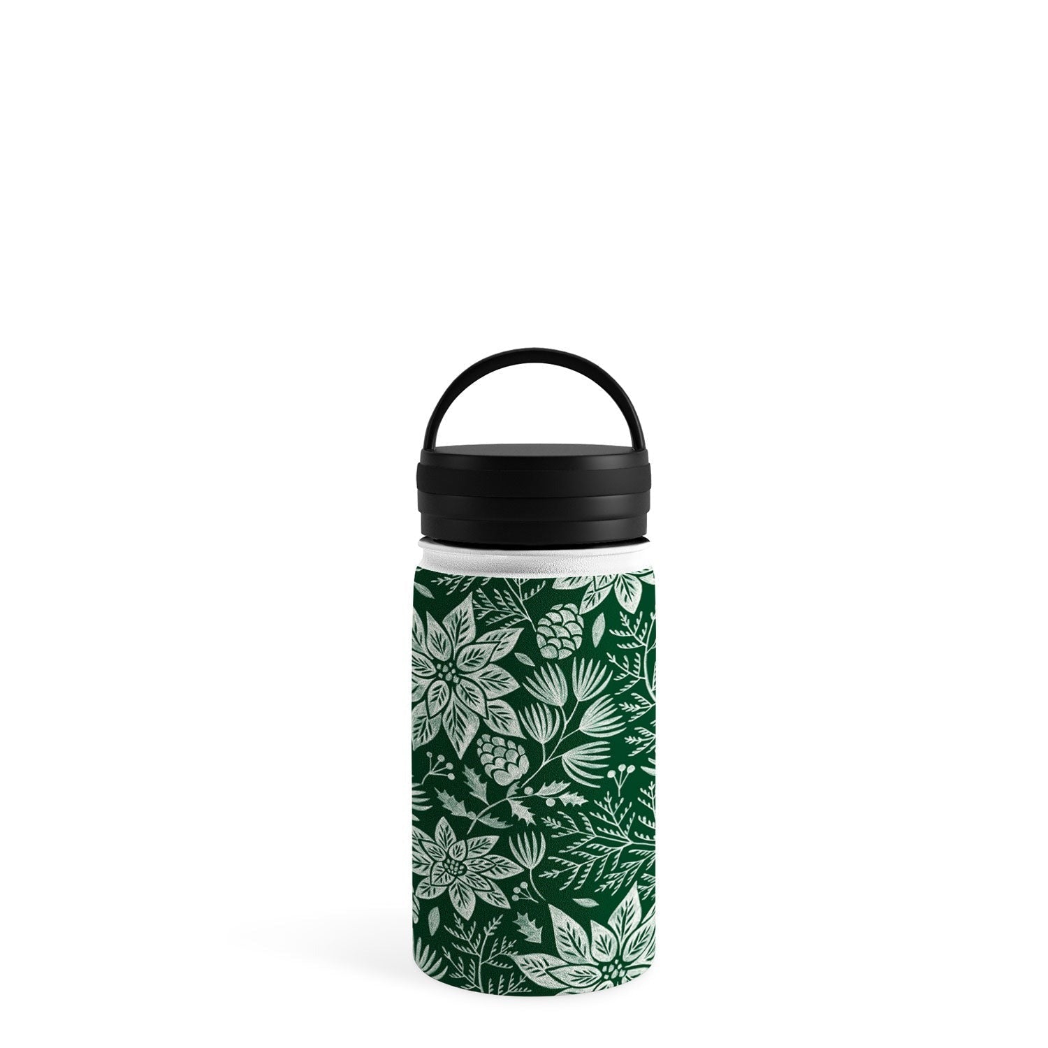 Pimlada Phuapradit Christmas Poinsettia Water Bottle