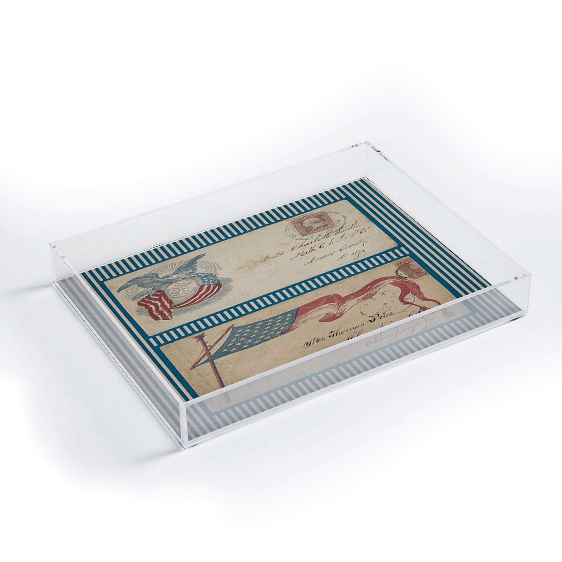 DENY Designs Civil War Envelopes Acrylic Tray