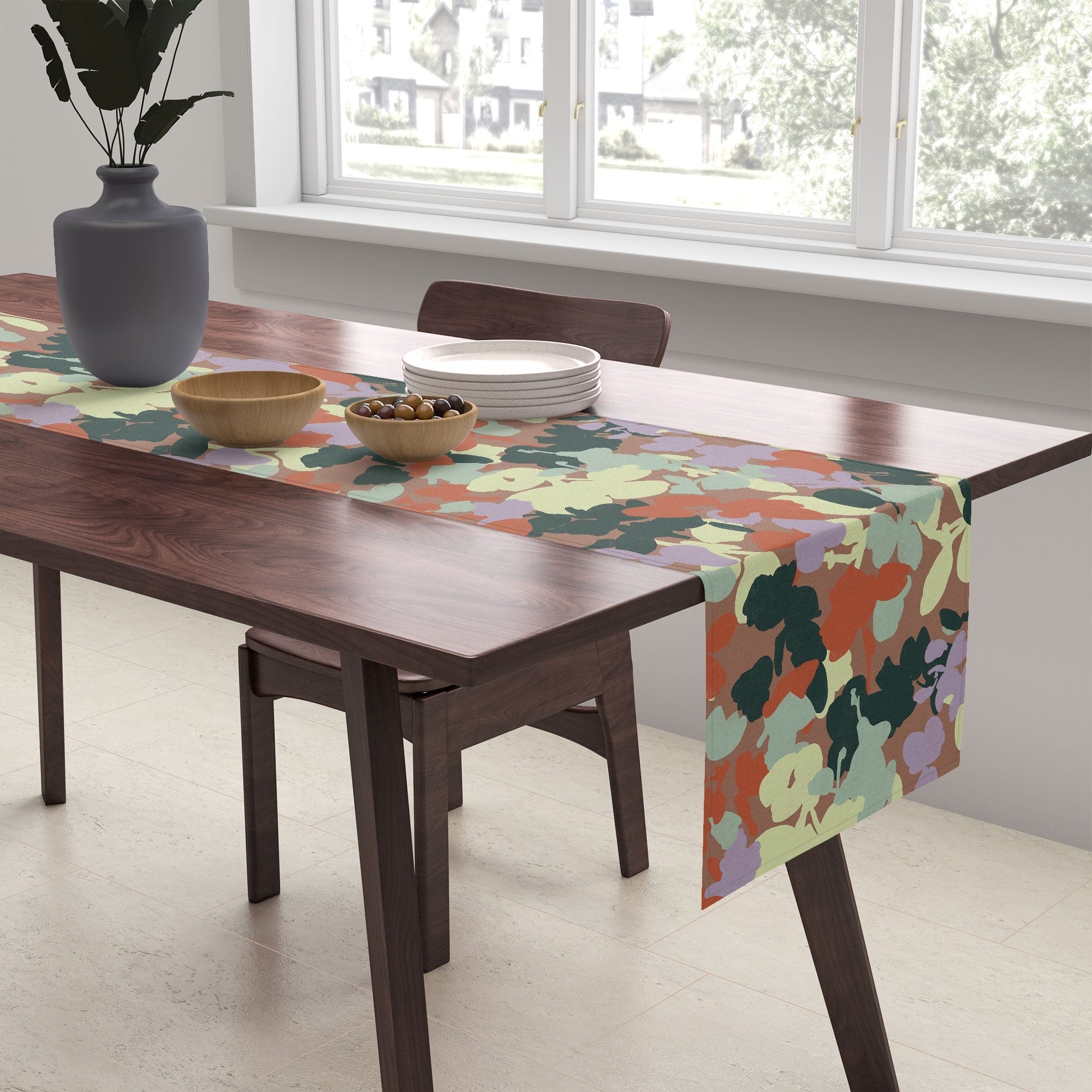 Marta Barragan Camarasa Retro Bloom Medley Table Runner